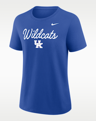 Kentucky Script Mantra Logo Women's Nike College T-Shirt. Nike.com